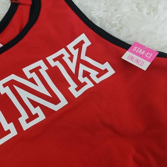 Victoria's Secret Reverse Racerback Top Bralette Bra S (AA-C) Red - Picture 4 of 6